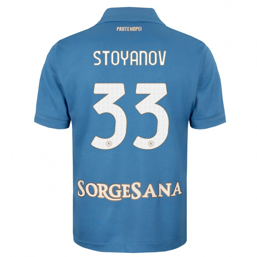 Danxen Dames Steliyan Stoyanov #33 Haze Blauw Wit Thuisshirt Thuistenue 2026/27 T-Shirt België