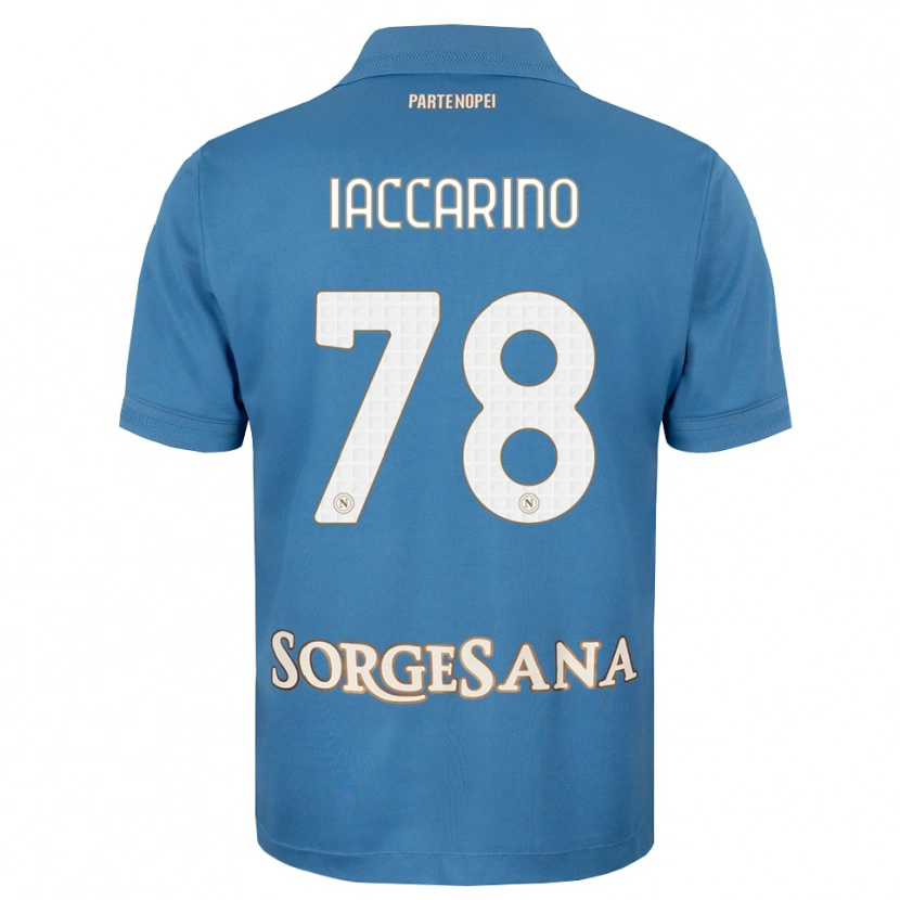 Danxen Dames Gennaro Iaccarino #78 Haze Blauw Wit Thuisshirt Thuistenue 2026/27 T-Shirt België