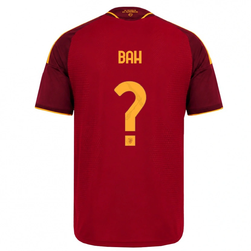Danxen Dames Muhammed Bah #0 Rood Gouden Geel Thuisshirt Thuistenue 2026/27 T-Shirt België