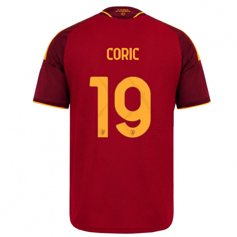 Danxen Dames Ante Coric #19 Rood Gouden Geel Thuisshirt Thuistenue 2026/27 T-Shirt België