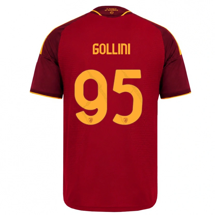 Danxen Dames Pierluigi Gollini #95 Rood Gouden Geel Thuisshirt Thuistenue 2026/27 T-Shirt België