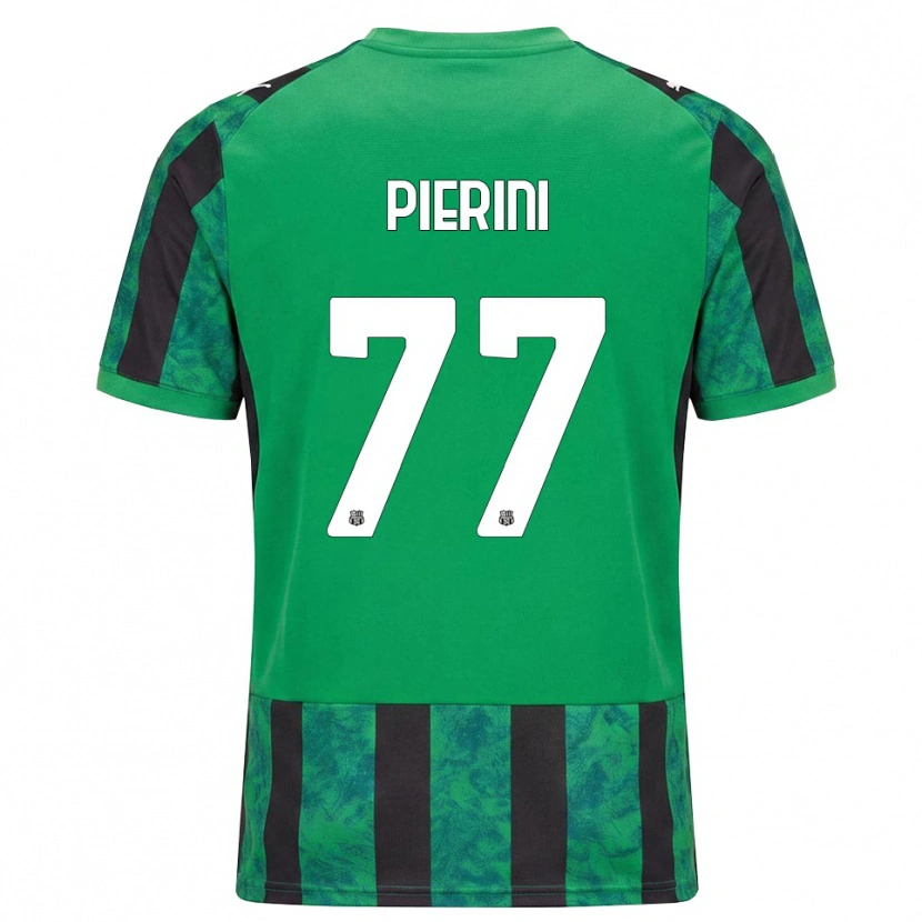 Danxen Dames Nicholas Pierini #77 Groen Zwart Wit Thuisshirt Thuistenue 2026/27 T-Shirt België