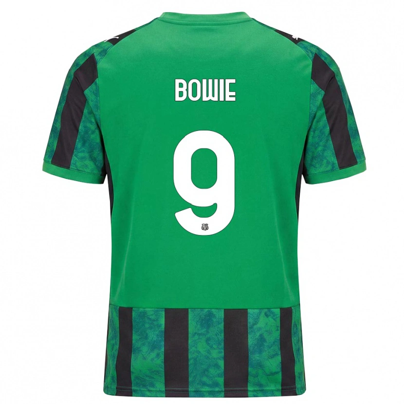 Danxen Dames Kieron Bowie #9 Groen Zwart Wit Thuisshirt Thuistenue 2026/27 T-Shirt België