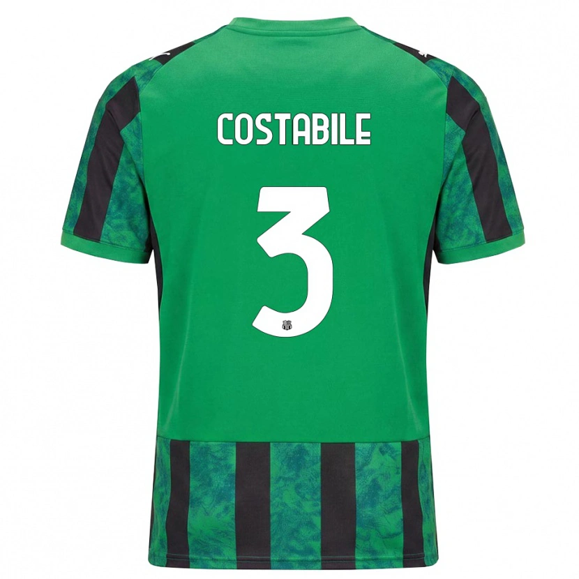Danxen Dames Cristian Costabile #3 Groen Zwart Wit Thuisshirt Thuistenue 2026/27 T-Shirt België