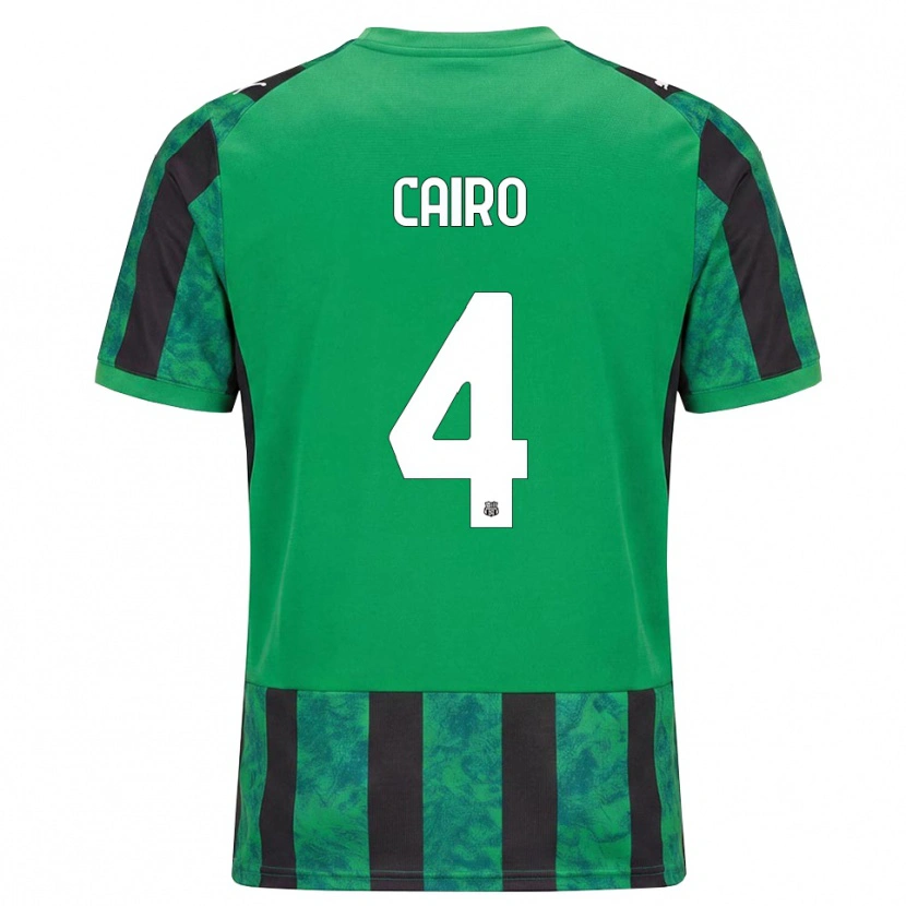 Danxen Dames Nicolas Cairo #4 Groen Zwart Wit Thuisshirt Thuistenue 2026/27 T-Shirt België