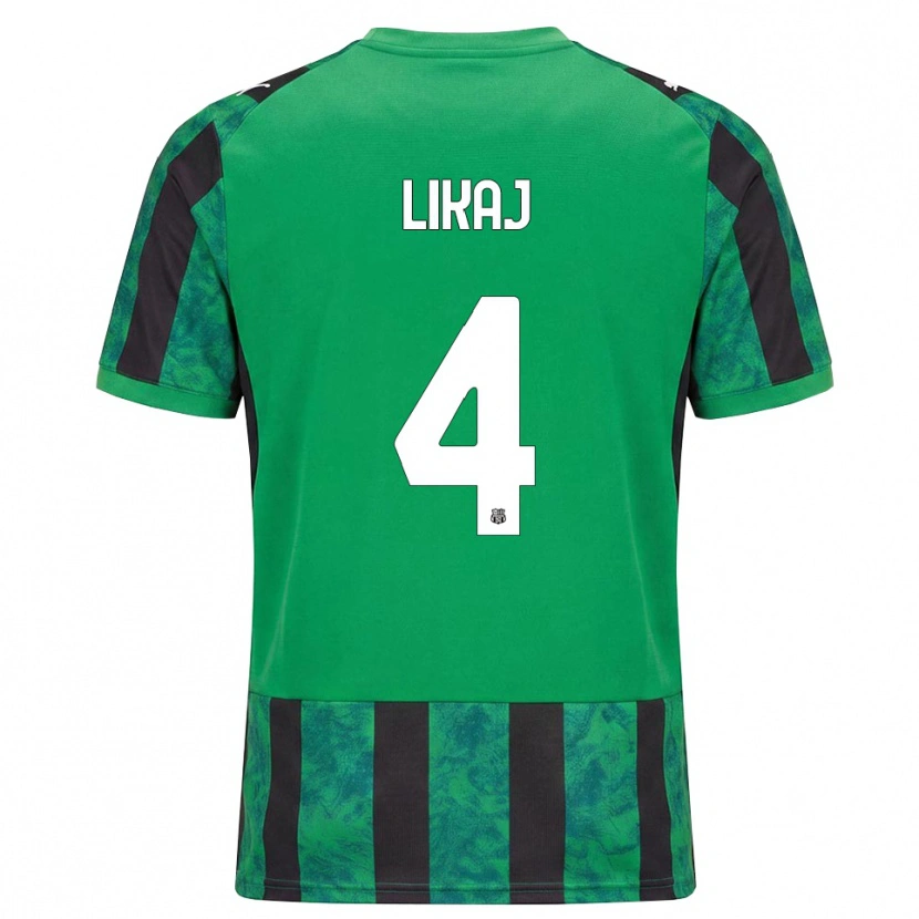 Danxen Dames Enea Likaj #4 Groen Zwart Wit Thuisshirt Thuistenue 2026/27 T-Shirt België
