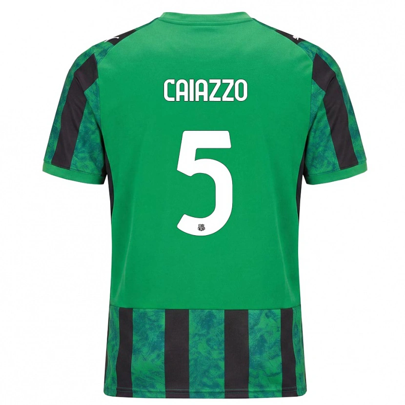 Danxen Dames Sara Caiazzo #5 Groen Zwart Wit Thuisshirt Thuistenue 2026/27 T-Shirt België