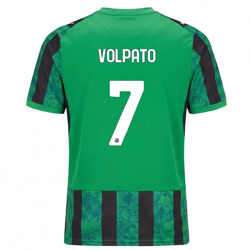 Danxen Dames Cristian Volpato #7 Groen Zwart Wit Thuisshirt Thuistenue 2026/27 T-Shirt België