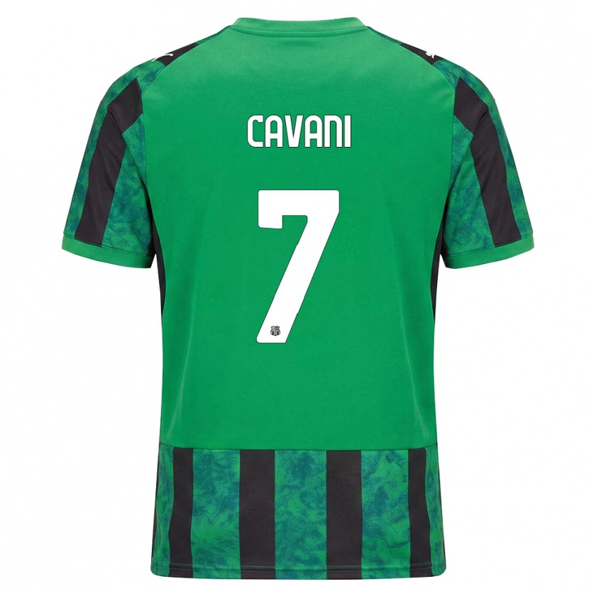 Danxen Dames Lorenzo Cavani #7 Groen Zwart Wit Thuisshirt Thuistenue 2026/27 T-Shirt België
