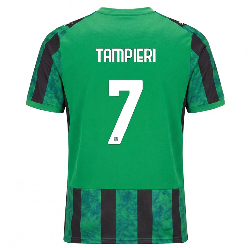 Danxen Dames Diego Tampieri #7 Groen Zwart Wit Thuisshirt Thuistenue 2026/27 T-Shirt België