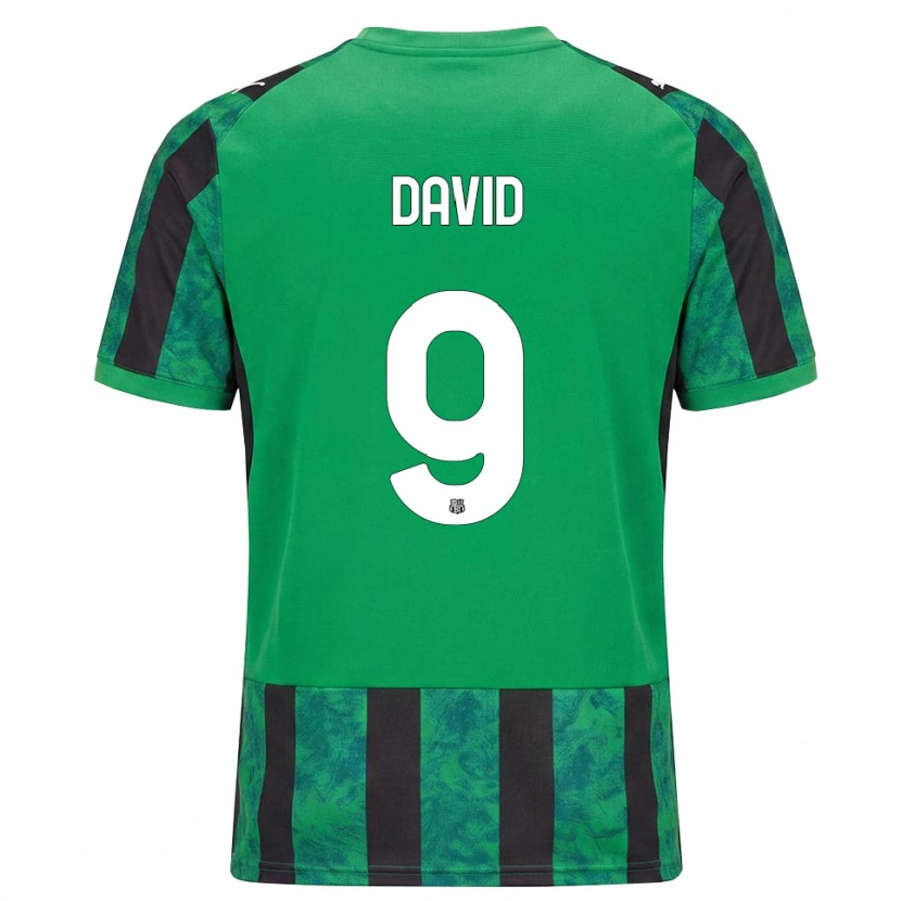 Danxen Dames Mario David #9 Groen Zwart Wit Thuisshirt Thuistenue 2026/27 T-Shirt België