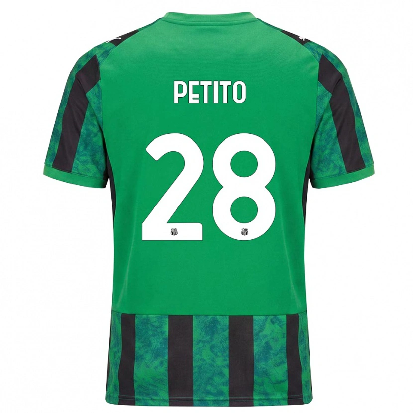 Danxen Dames Christian Petito #28 Groen Zwart Wit Thuisshirt Thuistenue 2026/27 T-Shirt België