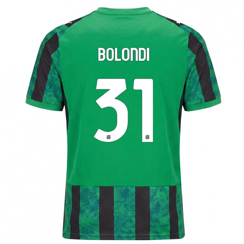 Danxen Dames Francesco Bolondi #31 Groen Zwart Wit Thuisshirt Thuistenue 2026/27 T-Shirt België