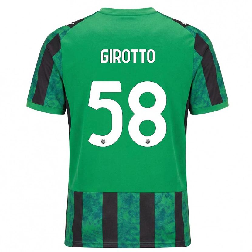 Danxen Dames Emma Girotto #58 Groen Zwart Wit Thuisshirt Thuistenue 2026/27 T-Shirt België