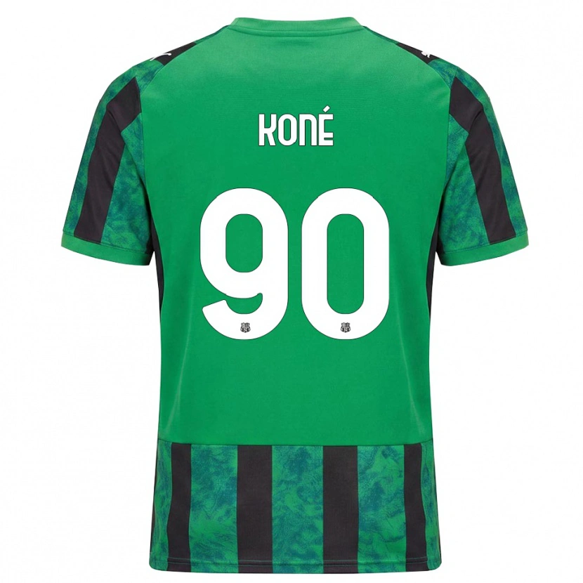 Danxen Dames Ismaël Koné #90 Groen Zwart Wit Thuisshirt Thuistenue 2026/27 T-Shirt België