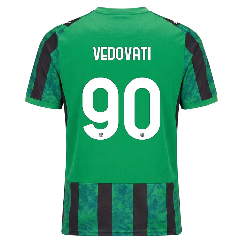 Danxen Dames Gabriele Vedovati #90 Groen Zwart Wit Thuisshirt Thuistenue 2026/27 T-Shirt België
