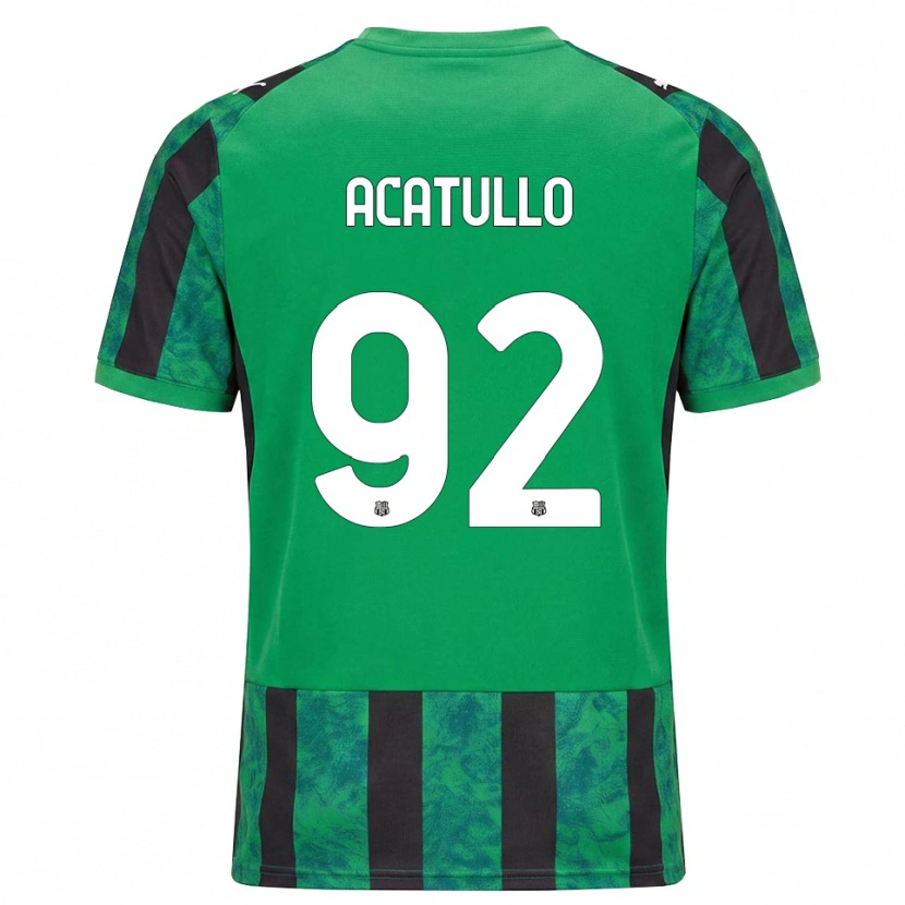 Danxen Dames Cristian Acatullo #92 Groen Zwart Wit Thuisshirt Thuistenue 2026/27 T-Shirt België