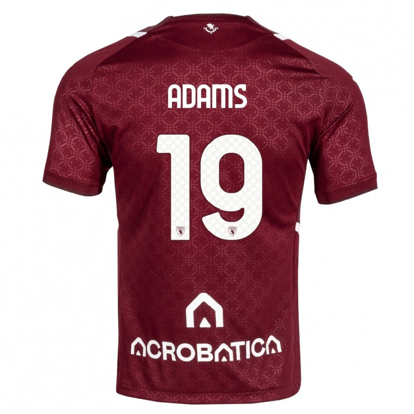 Danxen Dames Ché Adams #19 Bordeauxrood Wit Thuisshirt Thuistenue 2026/27 T-Shirt België