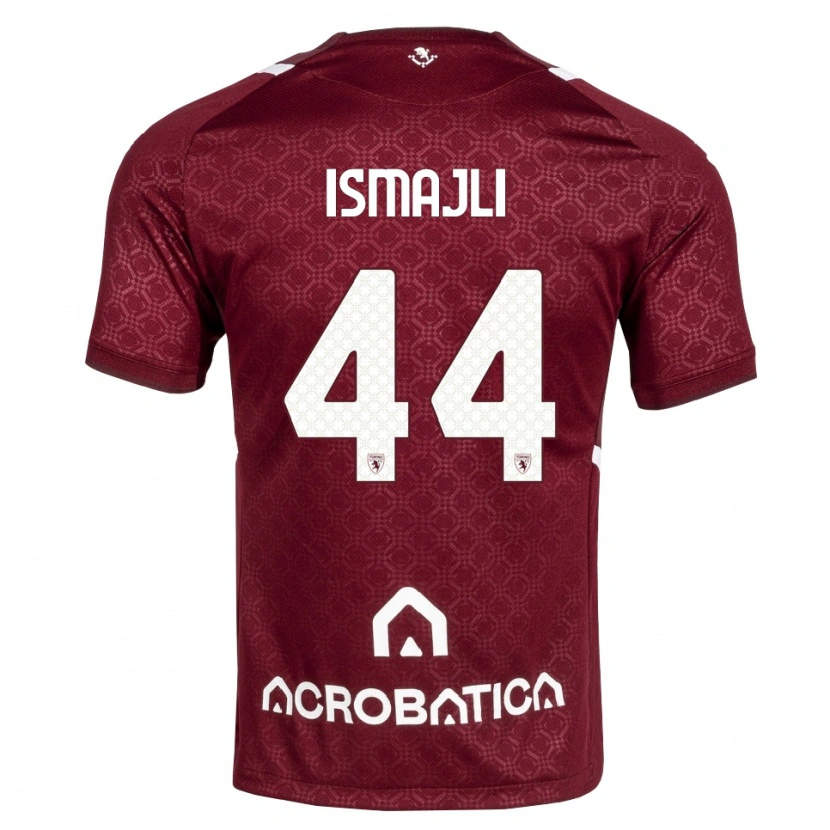 Danxen Dames Ardian Ismajli #44 Bordeauxrood Wit Thuisshirt Thuistenue 2026/27 T-Shirt België