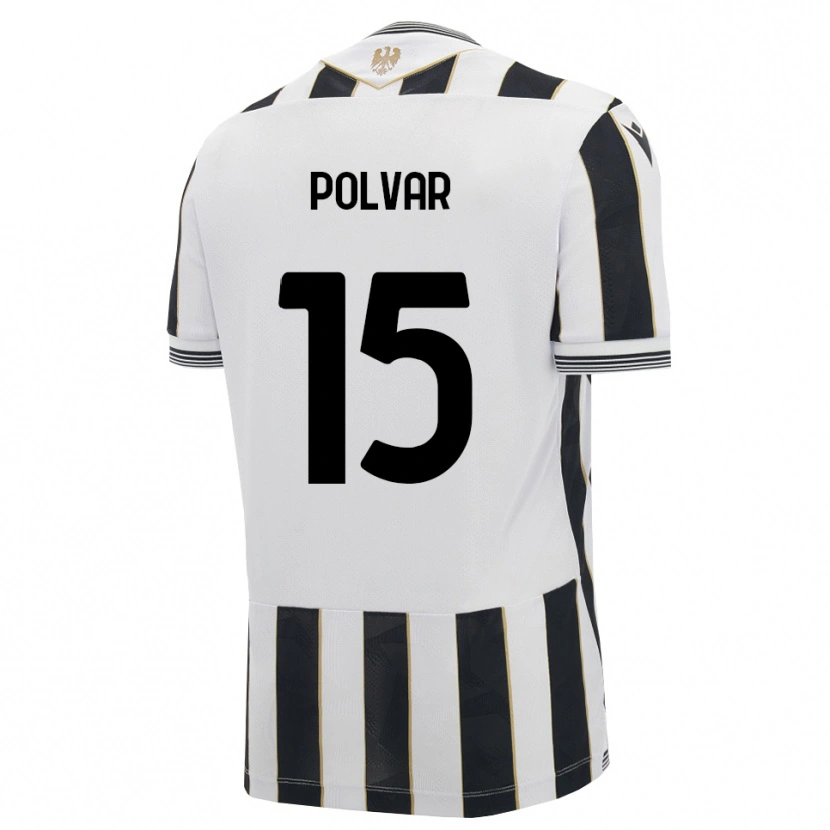 Danxen Dames Francesco Polvar #15 Zwart Wit Roze Thuisshirt Thuistenue 2026/27 T-Shirt België