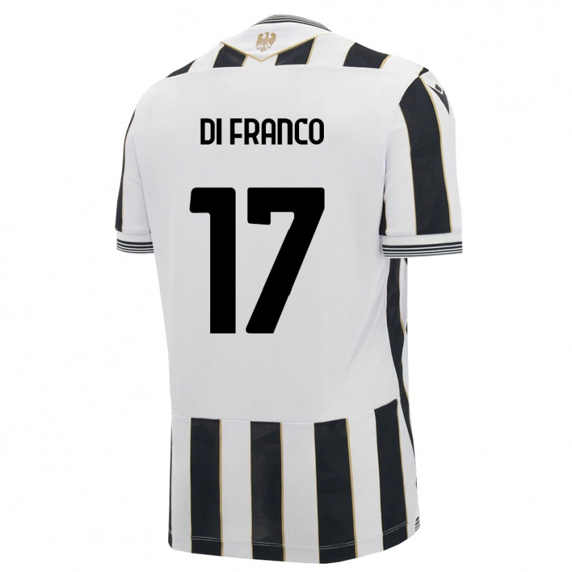 Danxen Dames Giovanni Di Franco #17 Zwart Wit Roze Thuisshirt Thuistenue 2026/27 T-Shirt België