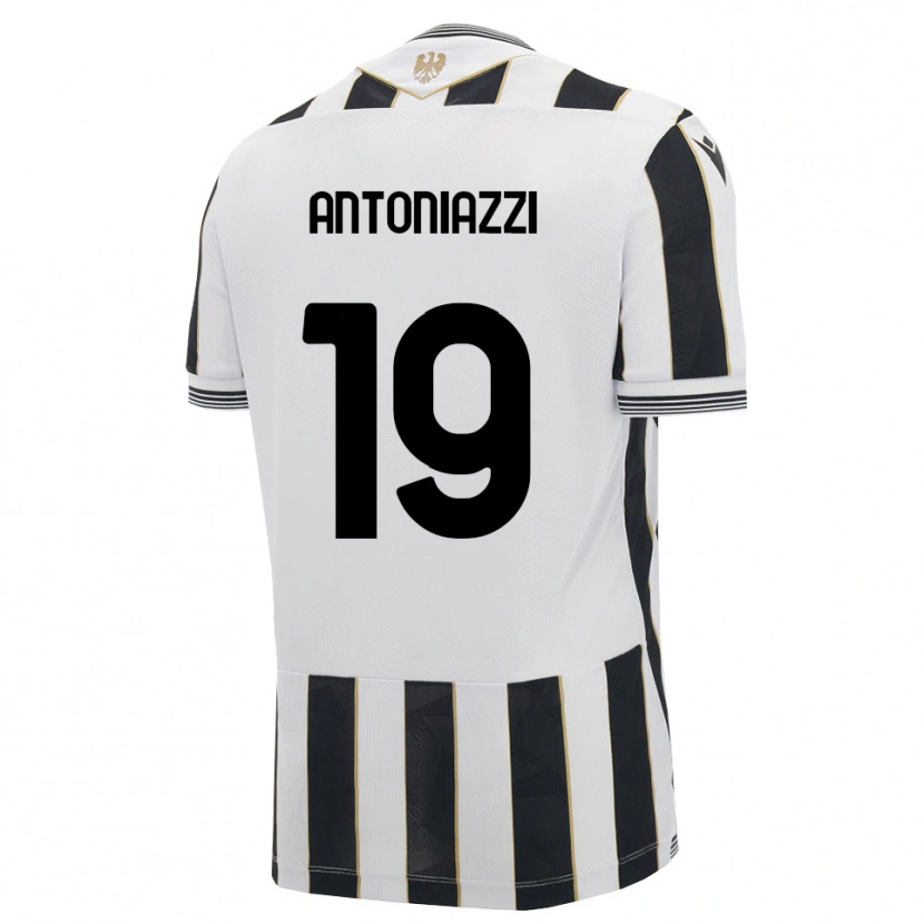 Danxen Dames Samuele Antoniazzi #19 Zwart Wit Roze Thuisshirt Thuistenue 2026/27 T-Shirt België