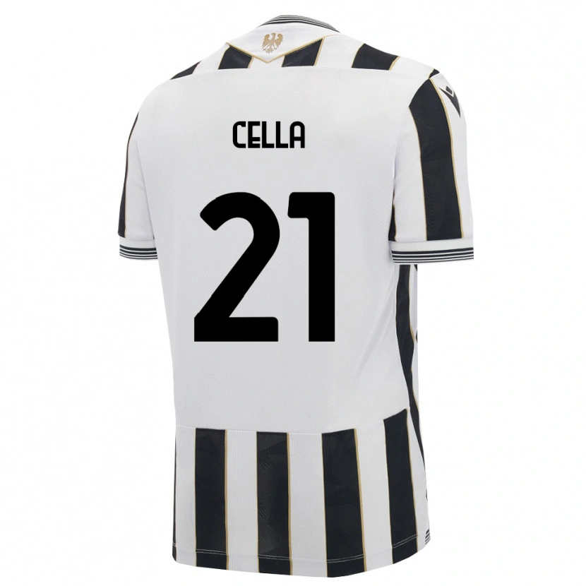 Danxen Dames Leonardo Cella #21 Zwart Wit Roze Thuisshirt Thuistenue 2026/27 T-Shirt België
