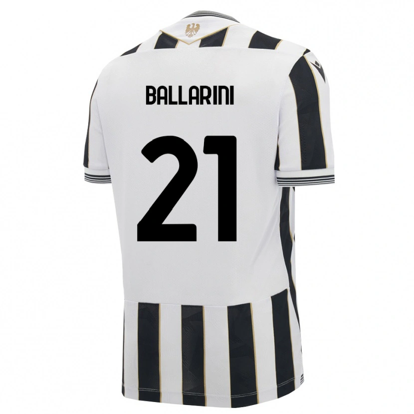 Danxen Dames Marco Ballarini #21 Zwart Wit Roze Thuisshirt Thuistenue 2026/27 T-Shirt België
