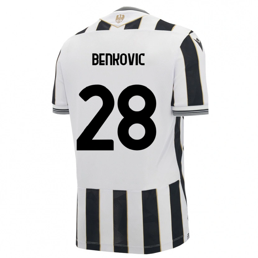 Danxen Dames Filip Benkovic #28 Zwart Wit Roze Thuisshirt Thuistenue 2026/27 T-Shirt België