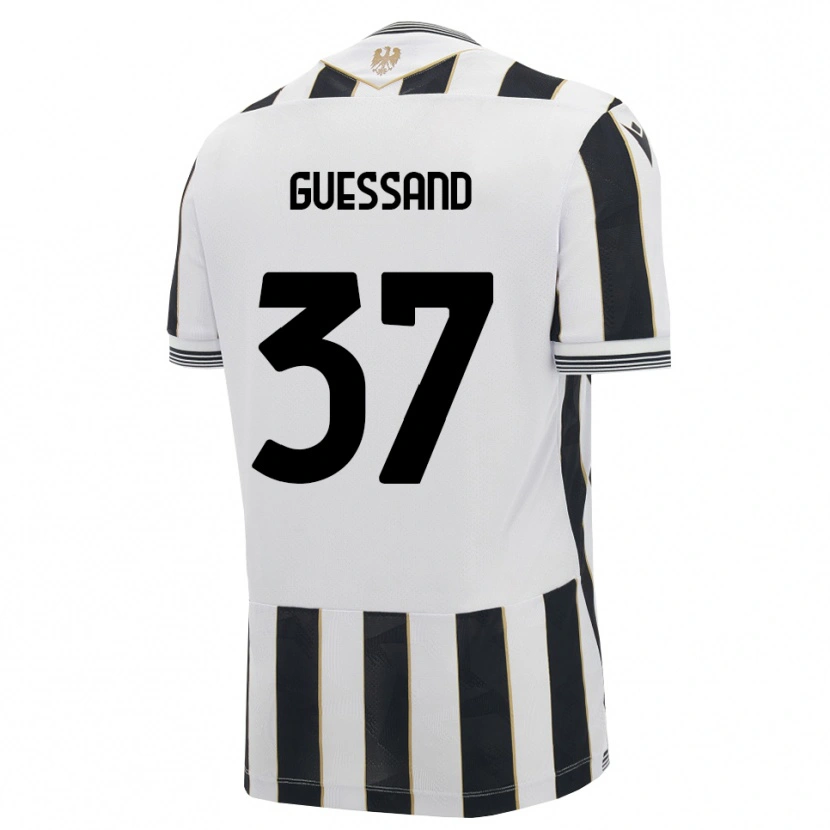 Danxen Dames Axel Guessand #37 Zwart Wit Roze Thuisshirt Thuistenue 2026/27 T-Shirt België