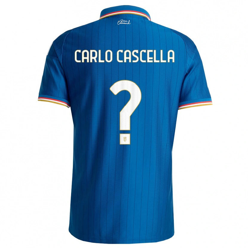 Danxen Dames William Carlo Cascella #0 Blauw Wit Rood Thuisshirt Thuistenue 2026/27 T-Shirt België