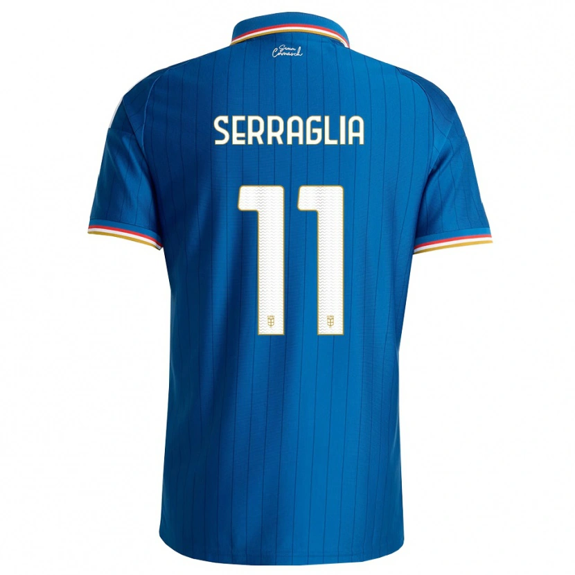 Danxen Dames Lucas Serraglia #11 Blauw Wit Rood Thuisshirt Thuistenue 2026/27 T-Shirt België