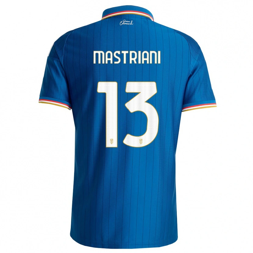 Danxen Dames Salvatore Mastriani #13 Blauw Wit Rood Thuisshirt Thuistenue 2026/27 T-Shirt België