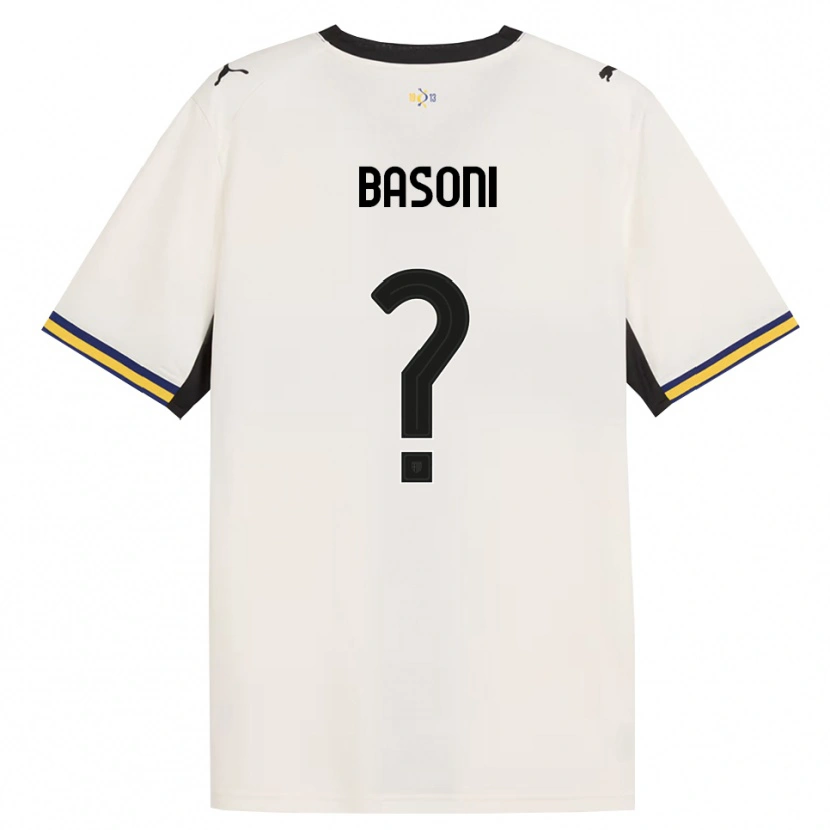 Danxen Dames Tommaso Basoni #0 Off-White Zwart Geel Thuisshirt Thuistenue 2026/27 T-Shirt België
