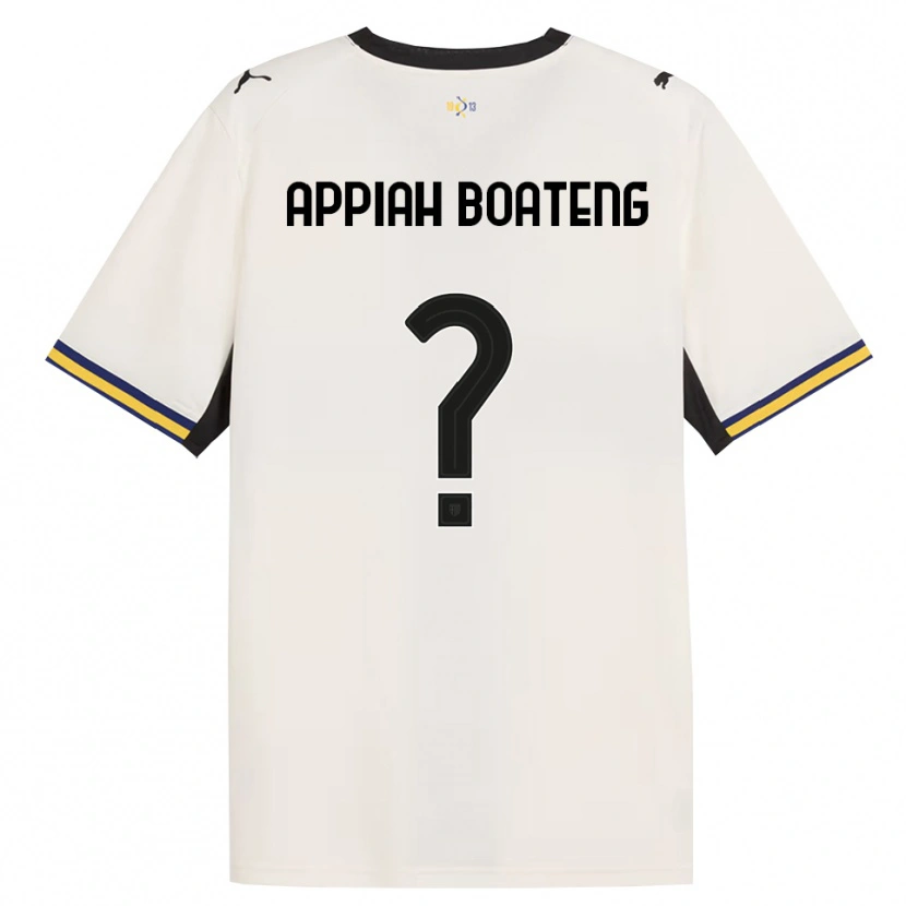 Danxen Dames Matthew Appiah Boateng #0 Off-White Zwart Geel Thuisshirt Thuistenue 2026/27 T-Shirt België