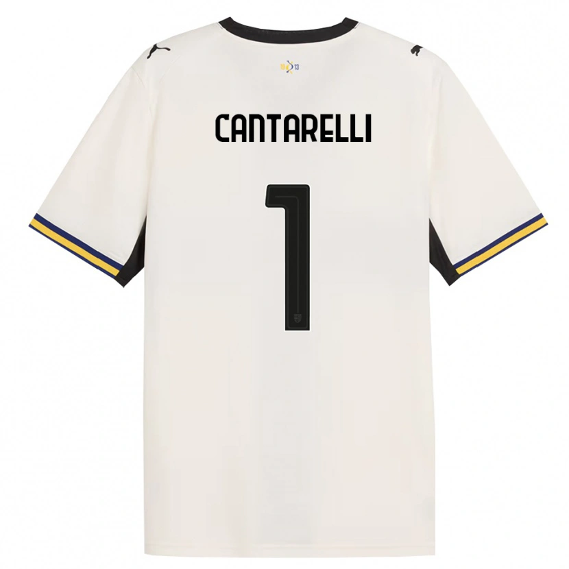 Danxen Dames Elia Cantarelli #1 Off-White Zwart Geel Thuisshirt Thuistenue 2026/27 T-Shirt België