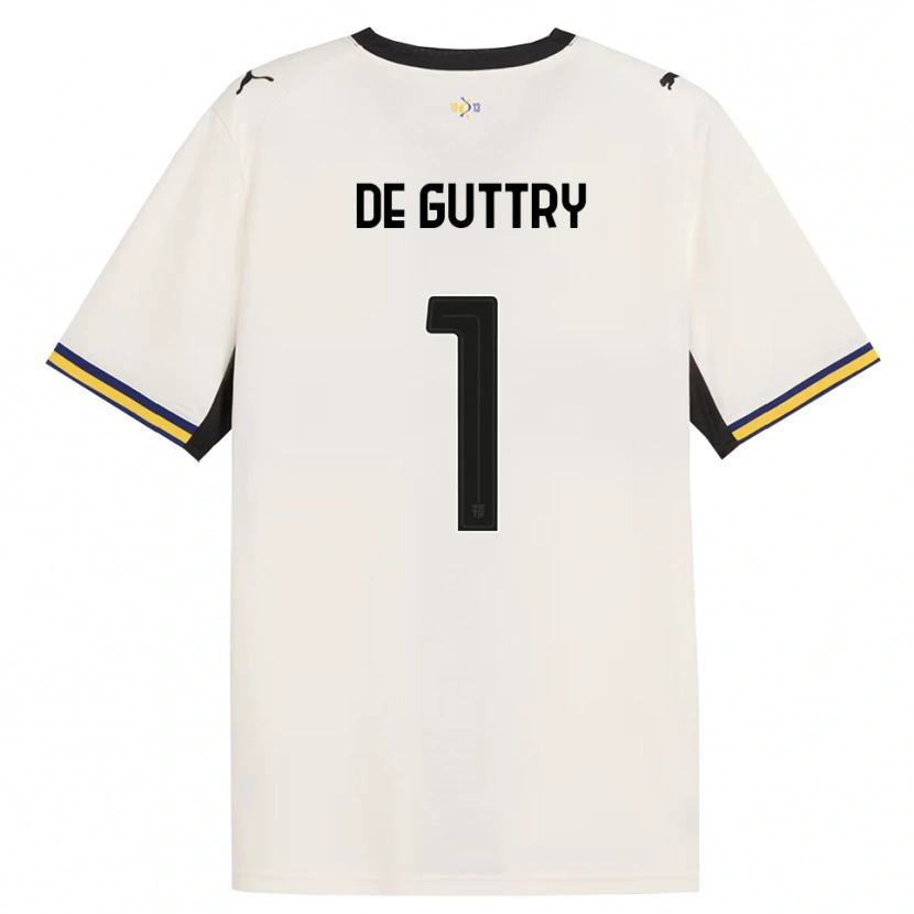 Danxen Dames Elia De Guttry #1 Off-White Zwart Geel Thuisshirt Thuistenue 2026/27 T-Shirt België