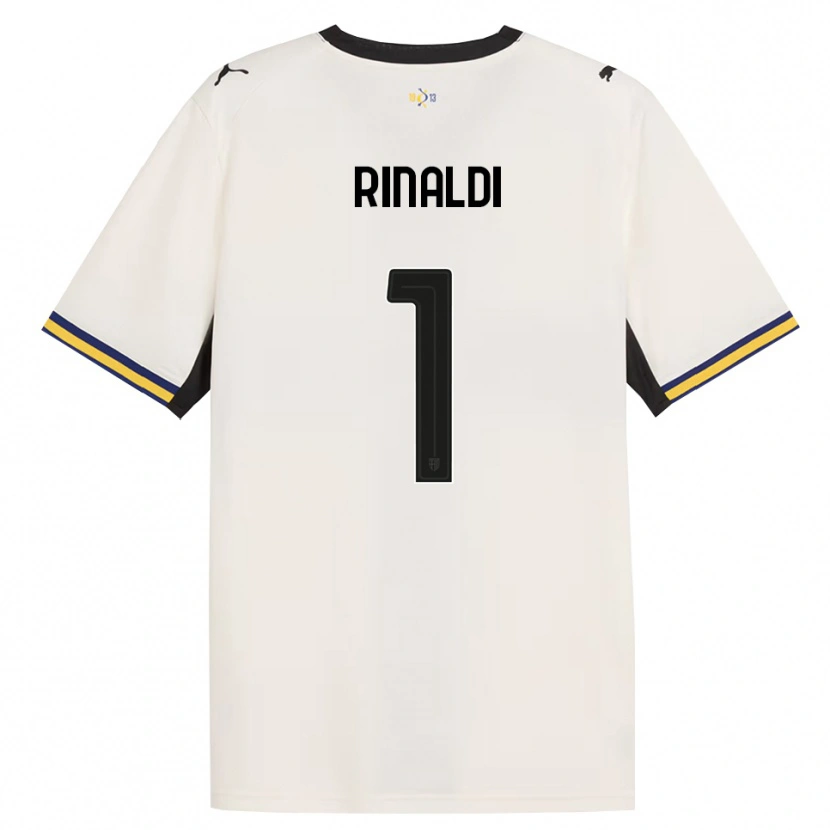 Danxen Dames Filippo Rinaldi #1 Off-White Zwart Geel Thuisshirt Thuistenue 2026/27 T-Shirt België