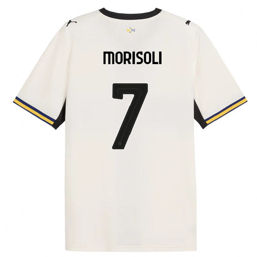 Danxen Dames Gabriel Morisoli #7 Off-White Zwart Geel Thuisshirt Thuistenue 2026/27 T-Shirt België