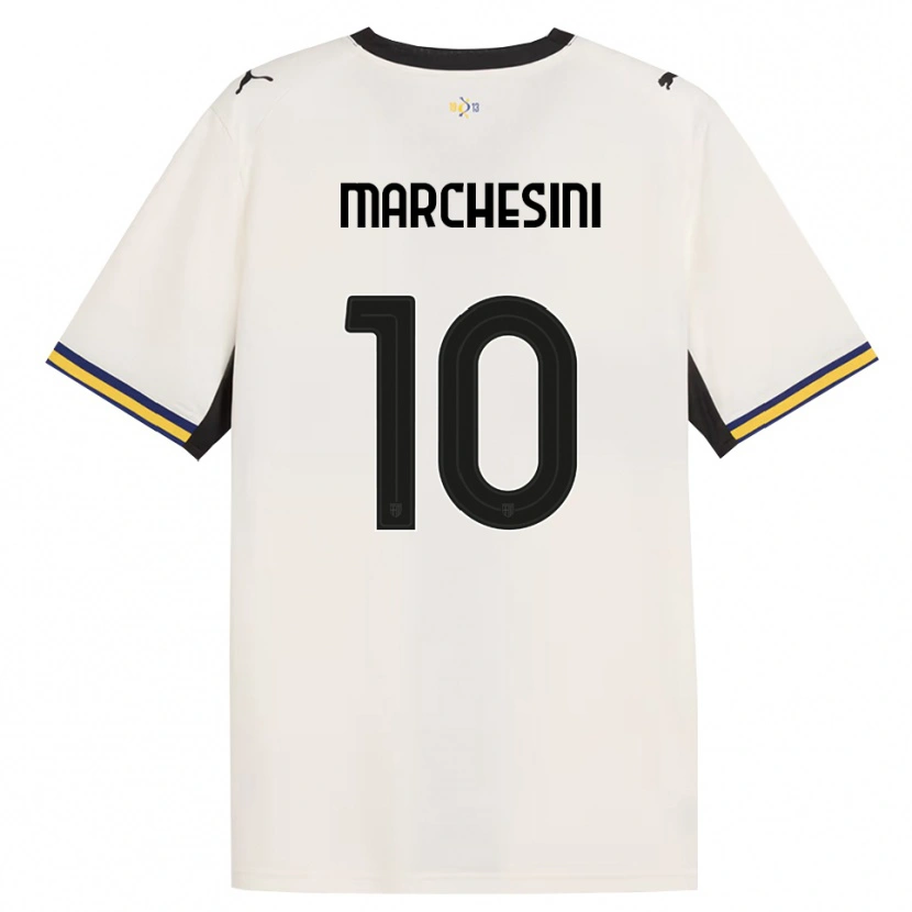 Danxen Dames Cosimo Marchesini #10 Off-White Zwart Geel Thuisshirt Thuistenue 2026/27 T-Shirt België