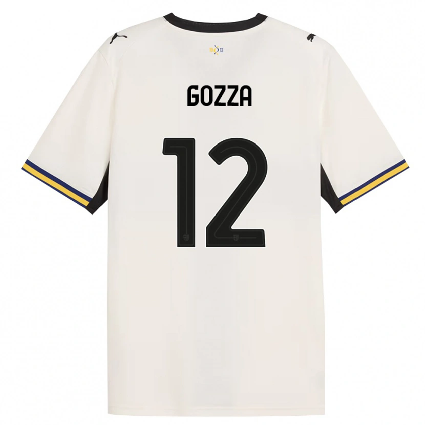 Danxen Dames Luca Gozza #12 Off-White Zwart Geel Thuisshirt Thuistenue 2026/27 T-Shirt België