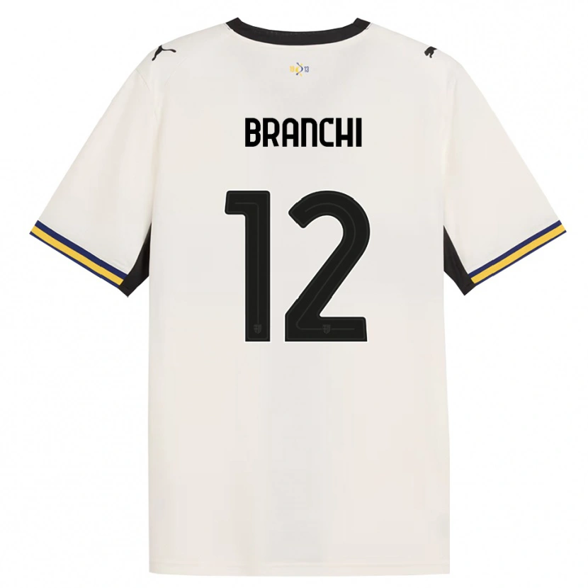Danxen Dames Ferruccio Branchi #12 Off-White Zwart Geel Thuisshirt Thuistenue 2026/27 T-Shirt België