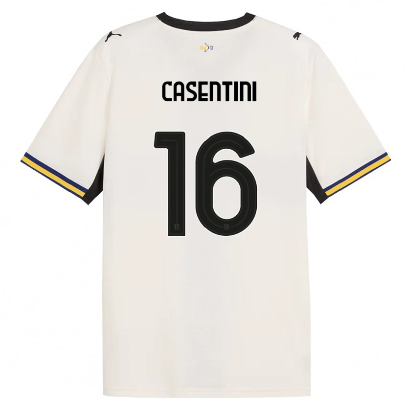 Danxen Dames Gabriele Casentini #16 Off-White Zwart Geel Thuisshirt Thuistenue 2026/27 T-Shirt België