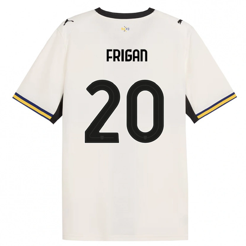 Danxen Dames Matija Frigan #20 Off-White Zwart Geel Thuisshirt Thuistenue 2026/27 T-Shirt België