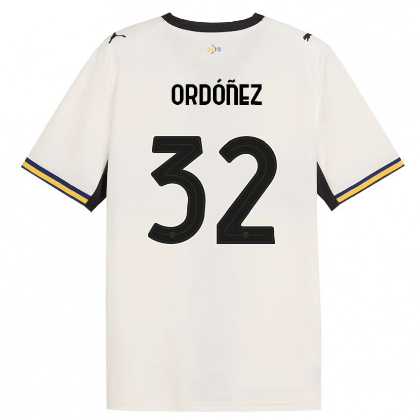 Danxen Dames Christian Ordóñez #32 Off-White Zwart Geel Thuisshirt Thuistenue 2026/27 T-Shirt België