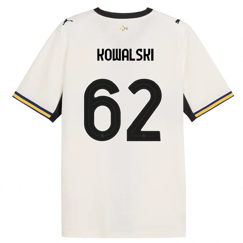 Danxen Dames Mateusz Kowalski #62 Off-White Zwart Geel Thuisshirt Thuistenue 2026/27 T-Shirt België