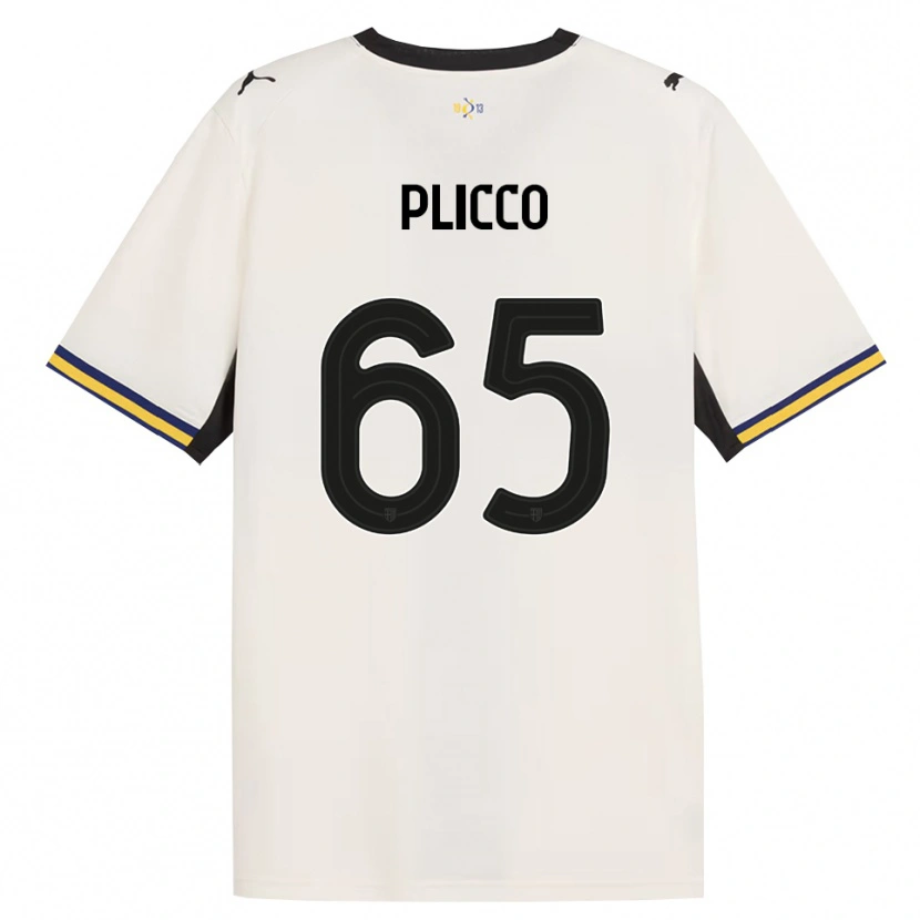 Danxen Dames Elia Plicco #65 Off-White Zwart Geel Thuisshirt Thuistenue 2026/27 T-Shirt België