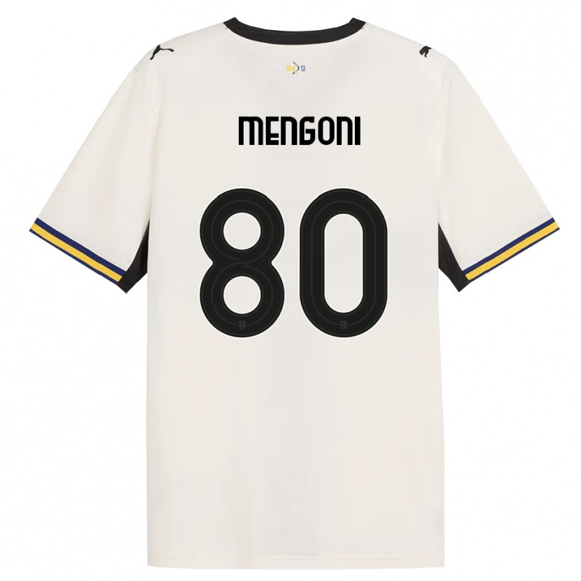 Danxen Dames Filippo Mengoni #80 Off-White Zwart Geel Thuisshirt Thuistenue 2026/27 T-Shirt België