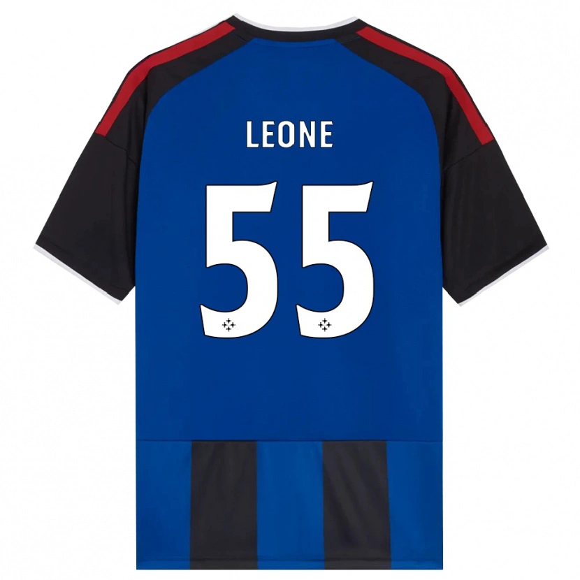 Danxen Dames Giuseppe Leone #55 Zwart Rood Wit Blauw Thuisshirt Thuistenue 2026/27 T-Shirt België