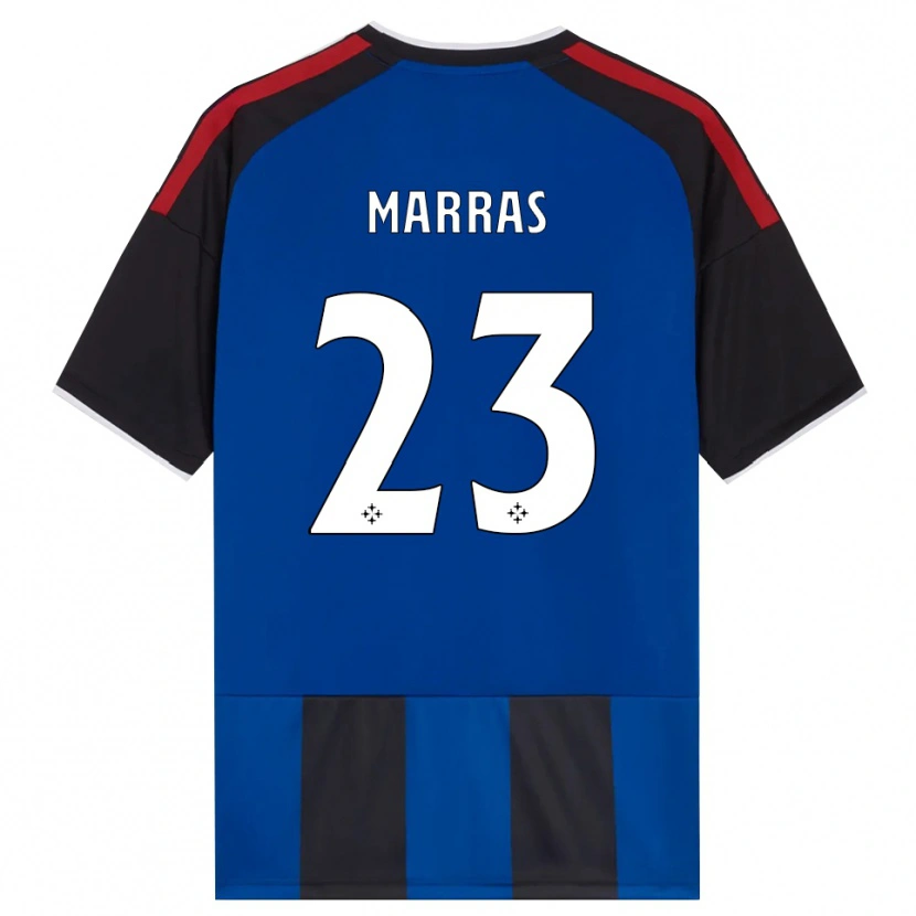 Danxen Dames Tommaso Marras #23 Zwart Rood Wit Blauw Thuisshirt Thuistenue 2026/27 T-Shirt België
